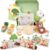 hahaland Baby Shower Gifts for New Mom Gender Reveal Box Baby Gift Basket Newborn Gift Set Baby Essentials Kit Baby Registry Search with Baby Book, Rattle, Blanket, Socks, Wristband, Card