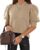 UNCLECAT Womens Puff Short Sleeve Sweaters