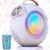 Rechargeable Bubble Machine – 15000+ Bubbles/min – 90°/360° Rotatable LED Blower for Kids Parties (white1)