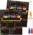Aposwow First and Last Day of School Poster 2 Pcs First and Last Day Sign Colorful Chalkboard Posters with Pens, Reusable Back to School Preschool Kindergarten Classroom Decor