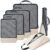 LSLCQW 6 Set Lightweight Compression Packing Cube