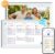 15.6″ Digital Calendar, Electronic Calendar, HD Smart Touch Screen Home Interactive Display for Family Schedules, Chore Chart – Built-in Digital Photo Frame Function, Wall-Mountable, White 15.6