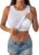 AUTOMET Tank Tops With Built In Bras