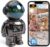 2K Indoor Astronaut Clock Robot Security Camera, 2.4G/5G WiFi Baby Monitor Pet Dog Camera with App, Long Battery Life, 2-Way Audio, Color Night Vision, PIR Motion Detection, Cloud & TF Card Storage
