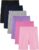 YERIOK 6 Pack Girls Cotton Bike Shorts