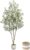Artificial Olive Tree 6FT – Tall Faux Olive Trees Indoor with Planter&Cotton Basket, Large Fake Olive Plants Realistic Branches Natural Wood Trunk and Fruits for Home House Office Decor