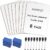 HOUYEE 8 Pack Small White Board Dry Erase Boards, 9 x 12 Inch Double Sided Mini Dry Erase LapBoards with 8 Erasable Pen & 8 Erasers, Handheld Whiteboards Suitable for Offices, Homes, Classrooms