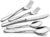LIANYU 40-Piece Heavy Duty Silverware Set, Stainless Steel Flatware Cutlery Set for 8, Heavy Weight Eating Utensils Tableware, Mirror Polished, Dishwasher Safe
