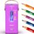 AFMAT Electric Pencil Sharpener, Fully Automatic Pencil Sharpener, Auto in & Out, Rechargeable Hands-Free Sharpeners for Jumbo & Colored Pencils (6.5-12mm), Portable for Home/Classroom/Office PSC6