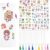 150 PCS DIY Bookmark Making Kit, 50 Blank Paper Bookmarks with 50 Tassels & 50 PET Stickers, 5.5×2 Inch Bulk Craft Supplies for Book Lovers, Classroom Projects, Gifts for Teachers & Students