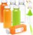 XSBAIHUO 6 Pack Juice Bottles with Lids