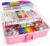 Bobbie Art Arts & Crafts Box 3000+ pcs Deluxe Craft Supplies Box Pink Box – Art Crafting Kit Birthday Gifts for Kids, School Supply for Ages 4-12
