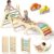 BLUEWOOD Pikler Triangle Set Climbing Toys