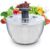 Salad Spinner Large, Fruit Washing Bowl with Strainer, Quick and Easy Use Lettuce Spinner, Fruits and Vegetables Washer, Lettuce Salad Dryer, Kitchen Essentials (6L/6.34Qt)