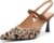 FXGOING Closed Toe Slingback Heels