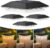 MLAMBERT 4 Pack 4×4 Solar Post Lights