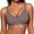 OEAK Women Value Series Jelly Bras Wireless Pushup Convertible Bra | Everyday Essentials,Comfortable Bralettes,No Underwire,Full Coverage,Support Lift,Tshirt,Soft,Seamless,Scalloped
