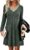 OFEEFAN V Neck Long Sleeve Sweater