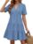 POTILI Womens Denim Mini Dress