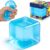 Cube Squishy Stress Relief Toys, Clear Sensory Fidget Toys for Anxiety & ADHD, Soft Slow Rising Squeeze Toys for Desk Office, Cool Gadgets Gifts for Teens and Adults