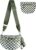 Checkered Crossbody Bag Bum Bags for Women Nylon Checkered Purse Large Fanny Packs Sling Bag Handbag Cross Body Bags