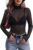 Zeagoo Women Mesh Sheer Top Long Sleeve Sexy