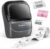 CLABEL 221B 2″ Bluetooth Thermal Label Maker Printer, for Small Business | Inkless Sticker Maker, with 1 Roll, Barcode/Address Labels, Price/Gift Tags, Lightweight, Grey, for Retail/Office/Home/Craft