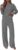BTFBM Striped Lounge Set Women 2 Piece Outfit Tracksuit,S,Grey Black