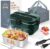 DUPASU Electric Lunch Box Food Warmer: 100W Heated Lunch Box for Adults, 1.8L Portable Fast Heating Lunchbox Food Heater for Car, Truck, Work, Travel, Lonchera Elctrica 12/24V/110-230V