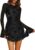 BTFBM Women Floral Wedding Guest Dress