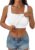 AUTOMET Womens Tank Top With Built In Bra