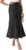 BTFBM Women Silk Midi Skirts