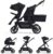 Momcozy ChangeGo Single to Double to Wagon Stroller, 23 Configurations
