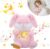 MIAODAM Soothing Breathing Bunny Plush with Relaxing Music, Hugging Toy | Realistic breathing, relaxing music, Huggable plush for babies, emotional comfort and sensory calm