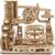 Second-Generation Adult 3D Wooden Marble Spiral Track Puzzle Set, Electric DIY Expert-Level Mechanical Model Assembly Kit, STEM Educational Puzzle, Desktop Decoration, Creative Birthday Gift
