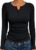 TRENDY QUEEN Long Sleeve Henley Shirts
