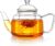 CNGLASS Glass Teapot with Removable Infuser,20oz(600ml) Clear Glass Tea Kettle Stovetop Safe,Gl