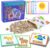 Humerry Spelling Game for Kids Ages 3-8, Word Building & Sight Word Games, Phonics Learning Toy with 100 Wooden Letter Tiles & 30 Double-Sided Flashcards, Preschool Kindergarten Early Reading Game