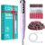 COSLUS C50 Cordless Electric Nail Drill : 12-Speed Professional Nail File with LED Display for All Manicure Shaping & Gel Removal, Nail Art Practice Essentials, Home DIY & Portable Travel Use, Purple