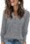 Womens Lightweight Sweaters Button Down Fall Long Sleeve Pullover Shirts