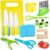 17 Pcs Kids Knife Set for Real Cooking Safe Kitchen Tools for Ages 4+ | Montessori Kitchen Toys Christmas Birthday Gifts for Boys and Girls (A)