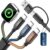 Triple USB C 4in2 Multi Charging Cable for iWatch Charger