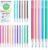 Vanstek 18 Assorted Colors Erasable Pen Refills, Gel Ink Refills Compatible with Erasable Pens, Fine Point 0.7 mm, Perfect for Writing Planner & Crossword Puzzles