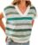 IEEILULU Womens Cap Sleeve Sweater Vest Striped