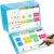 PraxiKidy 12 PCS Place Value Chart Dry Erase Flash Cards,Regrouping Math Manipulatives Base Ten Addition and Subtraction 1st 2nd 3rd Grade Classroom Must Haves Teacher Homeschool Supplies Math Games