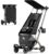 Beberoad Love R1 Auto-Fold Ultra Lightweight Travel Stroller for Airplane | Small Compact Stroller for Babies and Toddlers Aged 6-36 Months, Only 11.5 lbs, Can Combine into a Double Stroller, Black