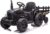 Garvee Kids Ride On Tractor with Trailer, 12V Electric Ride On Car with 35W Dual Motors, 3-Speed Gear Shift, LED Lights, Music & USB, Battery Powered Ride On Toy for Boys & Girls Ages 3+, Black