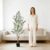 5ft Faux Olive Tree with Pot, Artificial Tall Plant for Indoor Decor
