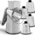 WELTONHM 4 in 1 Large Rotary Cheese Grater