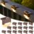 SOLPEX Solar Deck Lights Outdoor 16 Pack, Solar Step Lights Waterproof Led Solar lights for Outdoor Stairs, Step , Fence, Yard, Patio, and Pathway(Warm White)